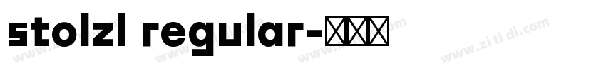 stolzl regular字体转换